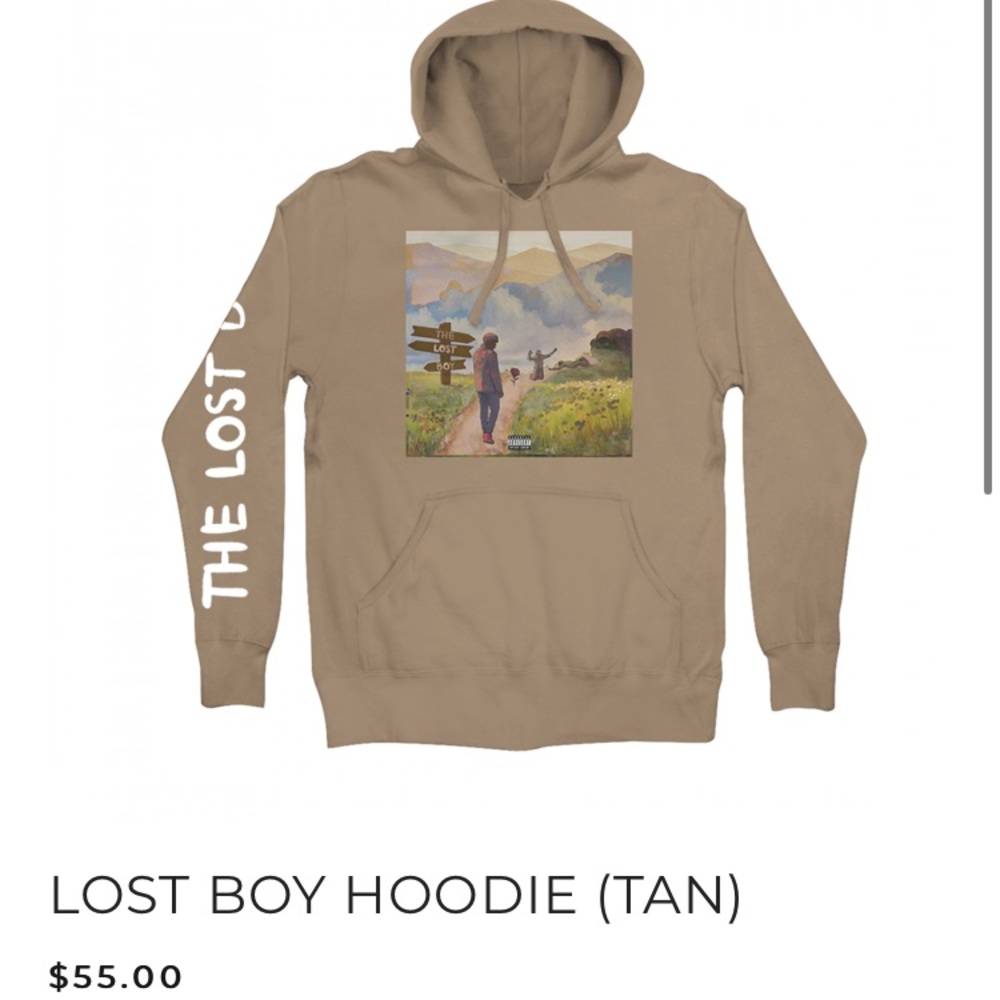 Lost boy hoodie (black)